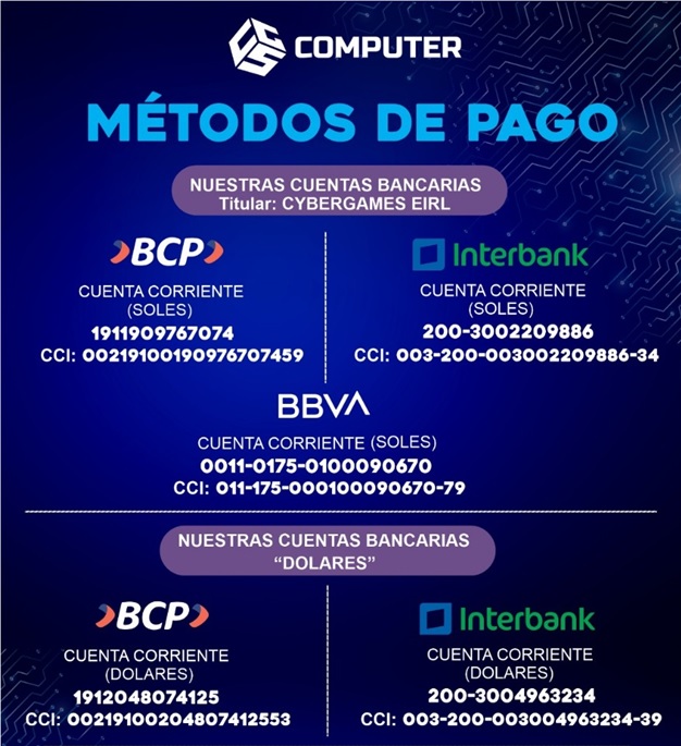 cuentas bancarias