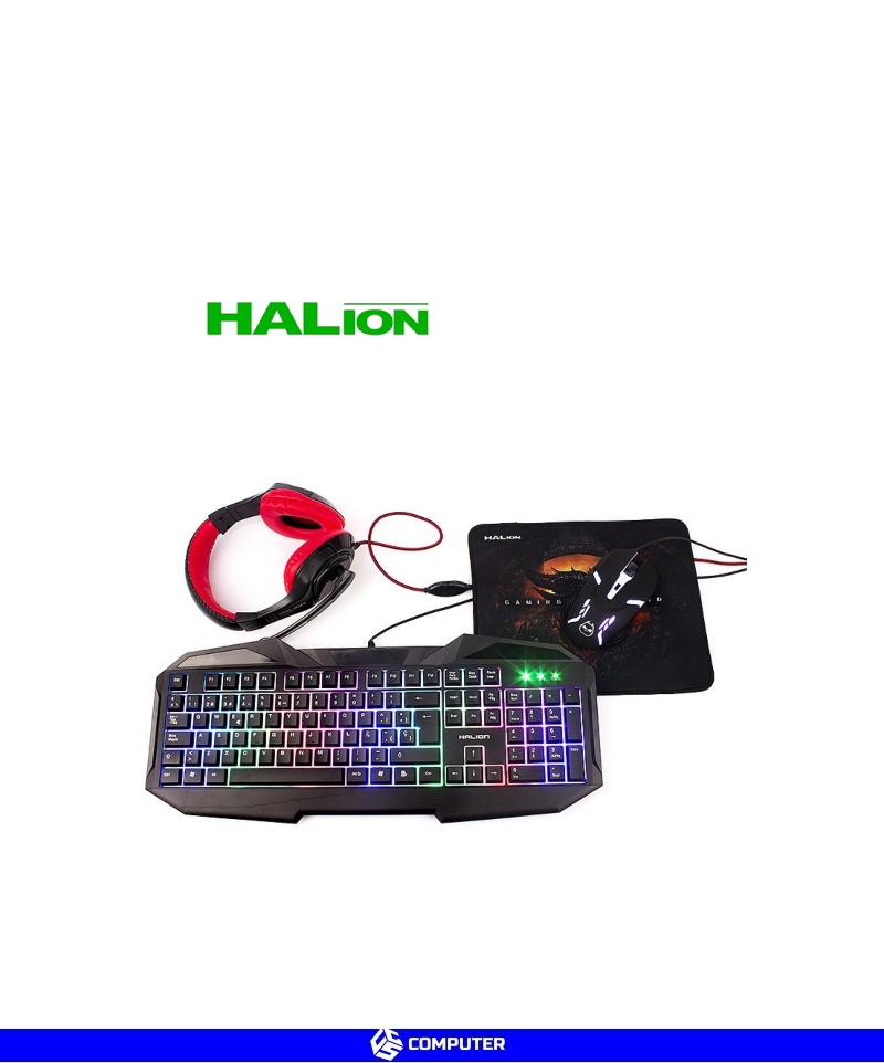 COMBO GAMER HALION 4 EN 1 HUNTER HA-403C